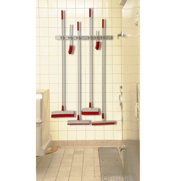 Haug Alu Geräteleiste 50 cm<br />mit 3 Stielhalterungen – Bild 3