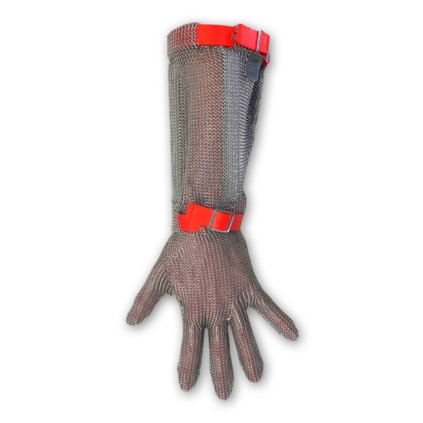 Euroflex Stechschutzhandschuh<br />Standard Classic M rot mit Stulpe