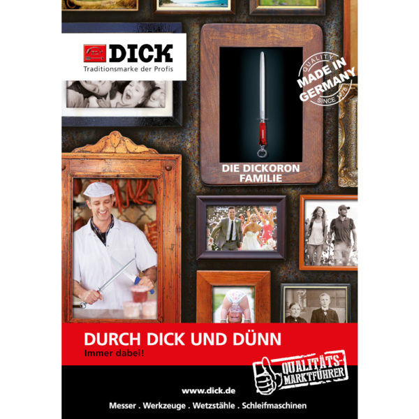 F. Dick Wetzstahl Dickoron Combi<br />2 Seiten Saphirzug, 2 Seiten poliert, 30 cm, vierkant Form – Bild 2
