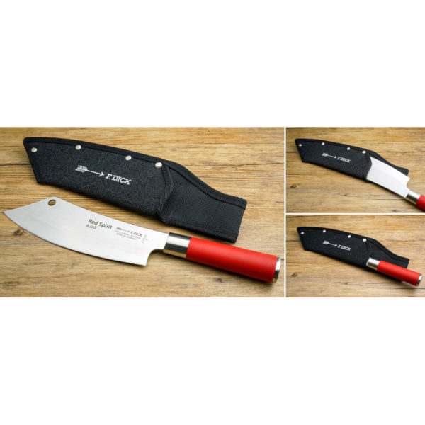 F. Dick Messerscheide für Ajax Red Spirit Kochmesser (Messertasche) – Bild 2