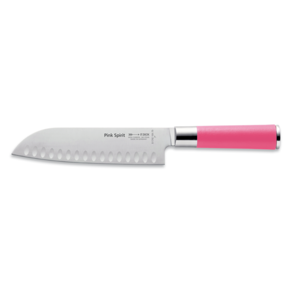 F. Dick Pink Spirit Kochmesser "Santoku" 18 cm Klingenlänge mit Kullen