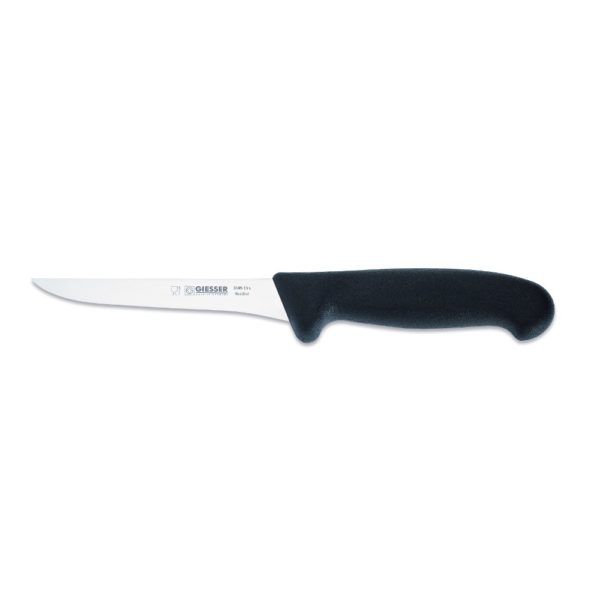 Giesser Ausbeinmesser<br />13 cm Klingenlänge, gerade & hart, schwarz