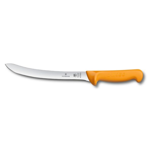 Swibo Fischfiletiermesser<br >20 cm Klingenlänge<br >gebogen & flexibel, gelb