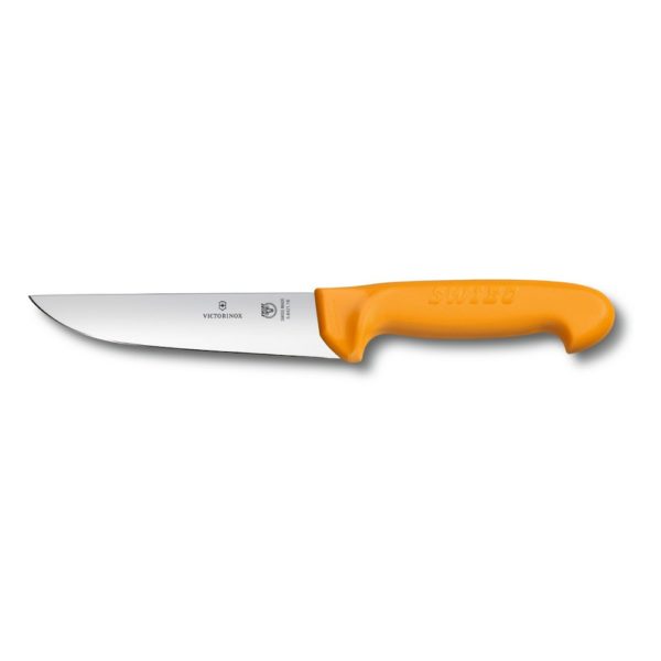 Swibo Schlachtmesser</br >16 cm Klingenlänge</br >gerade & hart, gelb