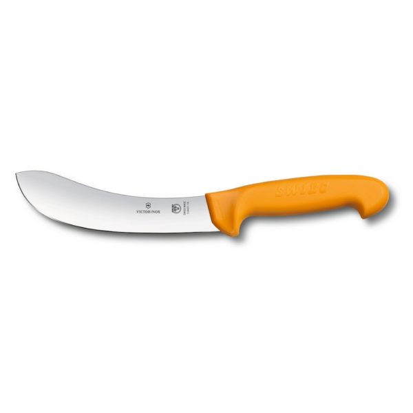 Swibo Abhäutemesser</br >18 cm Klingenlänge</br >gebogen & hart, gelb