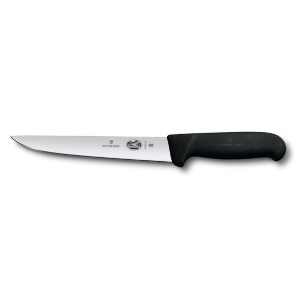 Victorinox Stechmesser</br >18 cm Klingenlänge</br >gerade & hart, schwarz