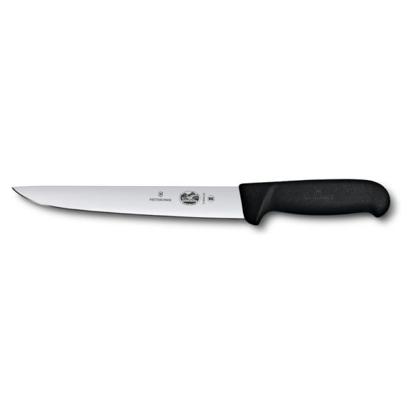 Victorinox Stechmesser</br >20 cm Klingenlänge</br >gerade & hart, schwarz