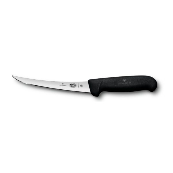 Victorinox Ausbeinmesser</br >12 cm Klingenlänge</br >gebogen & hart, schwarz