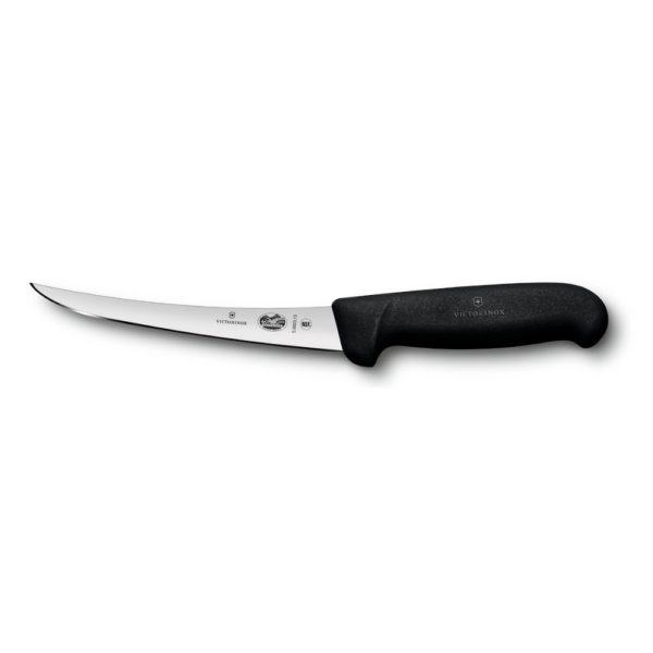 Victorinox Ausbeinmesser</br >15 cm Klingenlänge</br >gebogen & hart, schwarz