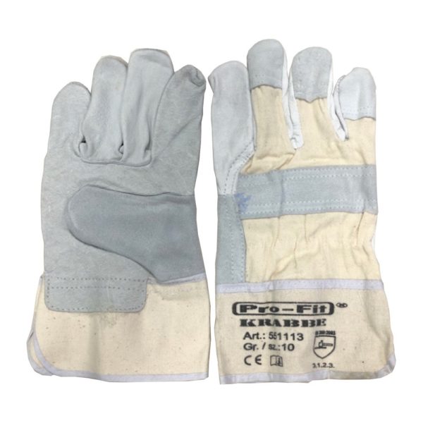 Handschuhe Rindvollleder<br />Farbe natur CE CAT II (1 Paar)