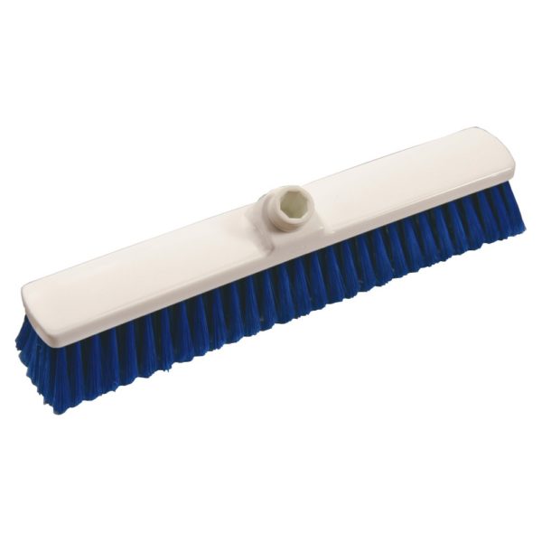 Haug Großraumbesen weiß/blau<br />40 cm breit, weiche Borsten, Besatzhöhe 50 mm
