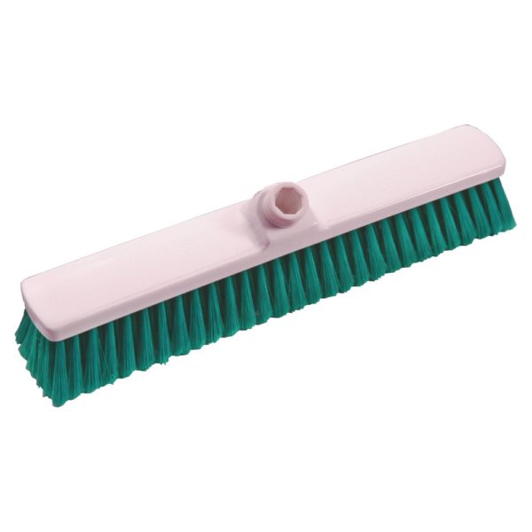 Haug Großraumbesen weiß/grün<br />40 cm breit, weiche Borsten, Besatzhöhe 50 mm