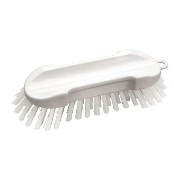 Haug Waschbürste weiß<br />20 cm breit, harte Borsten,<br />Besatzhöhe 30 mm