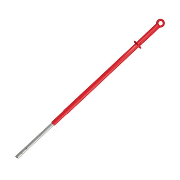 Haug Teleskopstiel rot<br />für Klapphalter 40 cm<br />102 - 180 cm ausziehbar
