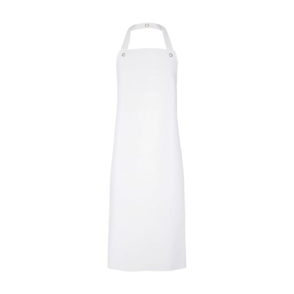 Schlachterschürze Aprotex Export 120 x 100 cm gesäumt, weiß, schwere Ausführung