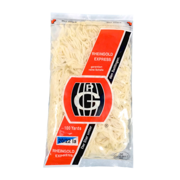 Saitling Kaliber 20/22 füllfertig<br />Rheingold Express<br />91,4 Meter (100 Yards)