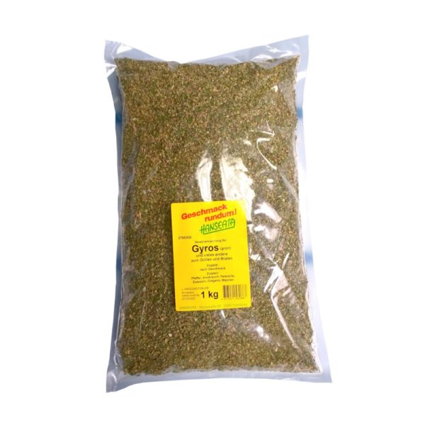 Gyros Gewürz grün ohne Salz<br >1 kg
