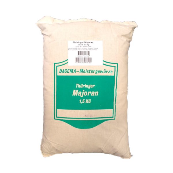 Thüringer Majoran gerebelt<br >1,5 kg Beutel