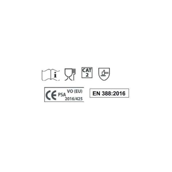 Euroflex Schnittschutzhandschuh rot<br />"Resicut Plus®"<br />Größe M – Bild 3