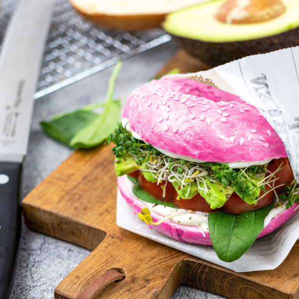 F. Dick Pink Spirit Kochmesser "Santoku" 18 cm Klingenlänge mit Kullen – Bild 4