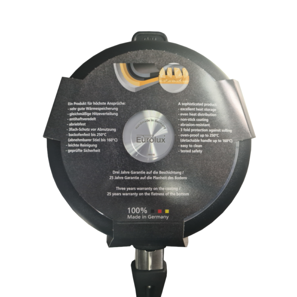 Eurolux Bratpfanne ø 24 cm <br /> rund, 5 cm hoch – Bild 2