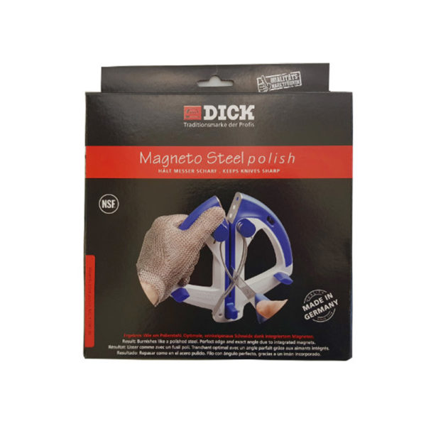F. Dick Magneto Steel Polish,<br />Messerschärfer mit polierten Schärfstäben zum Aufrichten und Glätten – Bild 2