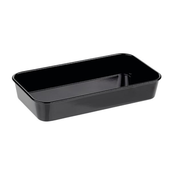 Melaminbecken schwarz<br >290 x 160 x 50 mm