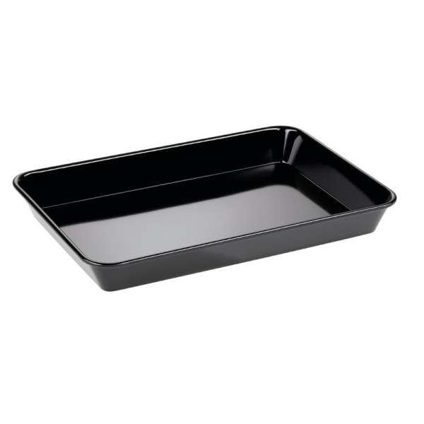 Melaminbecken schwarz<br >350 x 240 x 40 mm