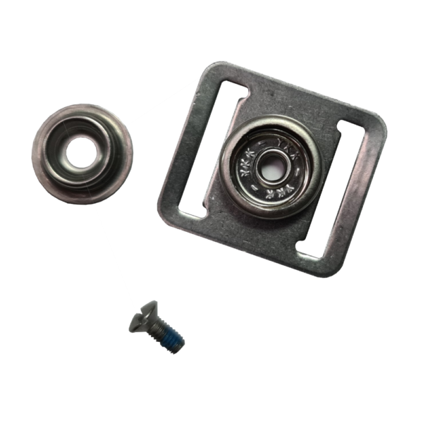 Euroflex Ersatzteileset<br />bestehend aus Schnalle, Druckknopf & Schraube