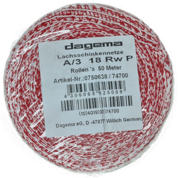 Lachsschinkennetz 50m / Rolle Kaliber 18
