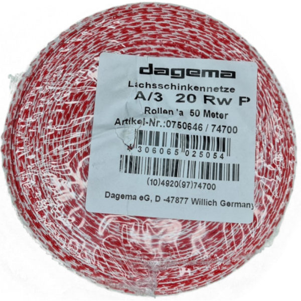 Lachsschinkennetz 50m / Rolle Kaliber 20
