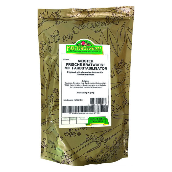 Meister Frische Bratwurst<br />ohne Zitrone Gewürz 1 kg