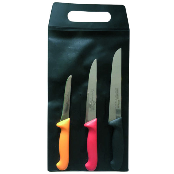 Dagema | Giesser Messerset 3 tlg. 1 x Ausbeinmesser 1 x Stechmesser 1 x Blockmesser