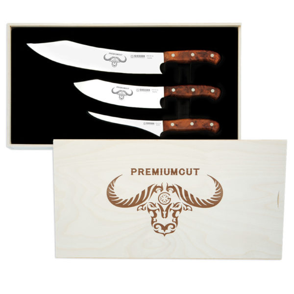 Giesser PREMIUMCUT 3er Messerset "Tree of Life" Chefs Barbecue No 1