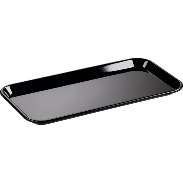 Melaminplatte schwarz 280 x 140 mm