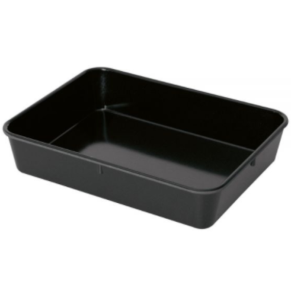 Melaminbecken schwarz 200 x 150 x 40 mm