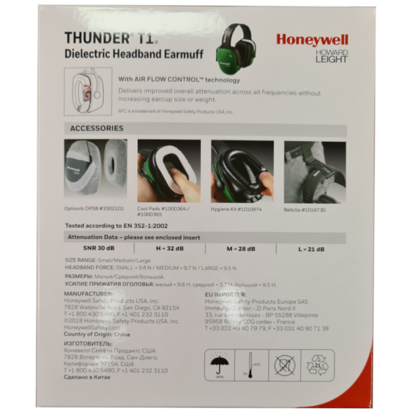 Gehörschutz Thunder T1 Howard Leight by Honeywell – Bild 2