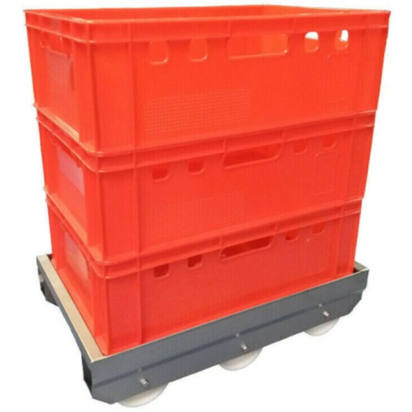 Transport Rolli CNS mit Kippmoment 600x400 mm – Bild 2
