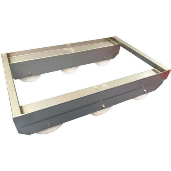 Transport Rolli CNS mit Kippmoment 600x400 mm