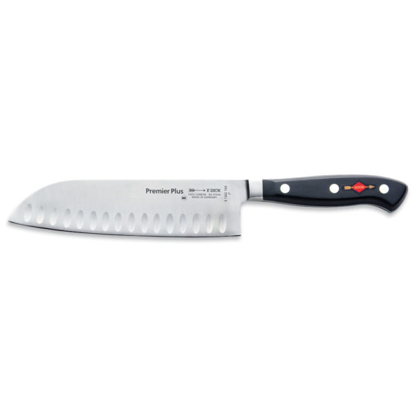 F. Dick Kochmesser Premier Plus Santoku Kullenschliff 18 cm