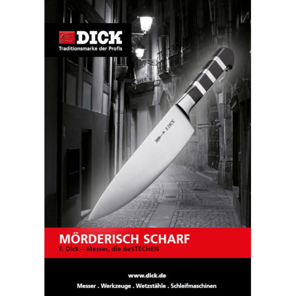 F. Dick Brotmesser 1905 <br /> 21 cm Klingenlänge <br /> Wellenschliff – Bild 3