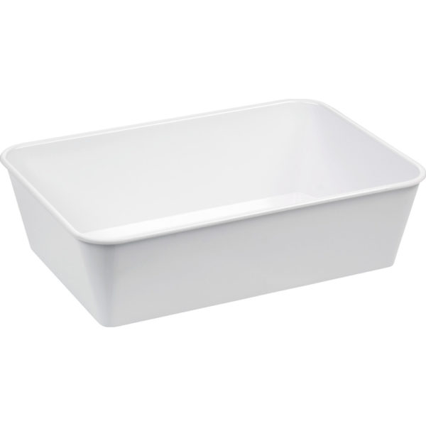 Melaminbecken weiß<br >350 x 240 x 100 mm