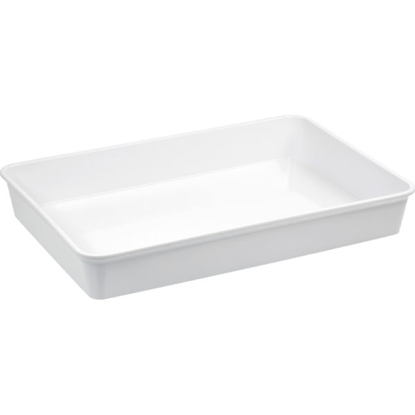Melaminbecken weiß<br >420 x 280 x 60 mm